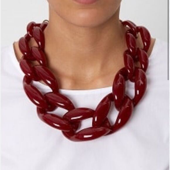 Diana Broussard Necklace Red - Picture 5 of 5